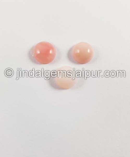 Pink Opal Smooth Round Cabochon